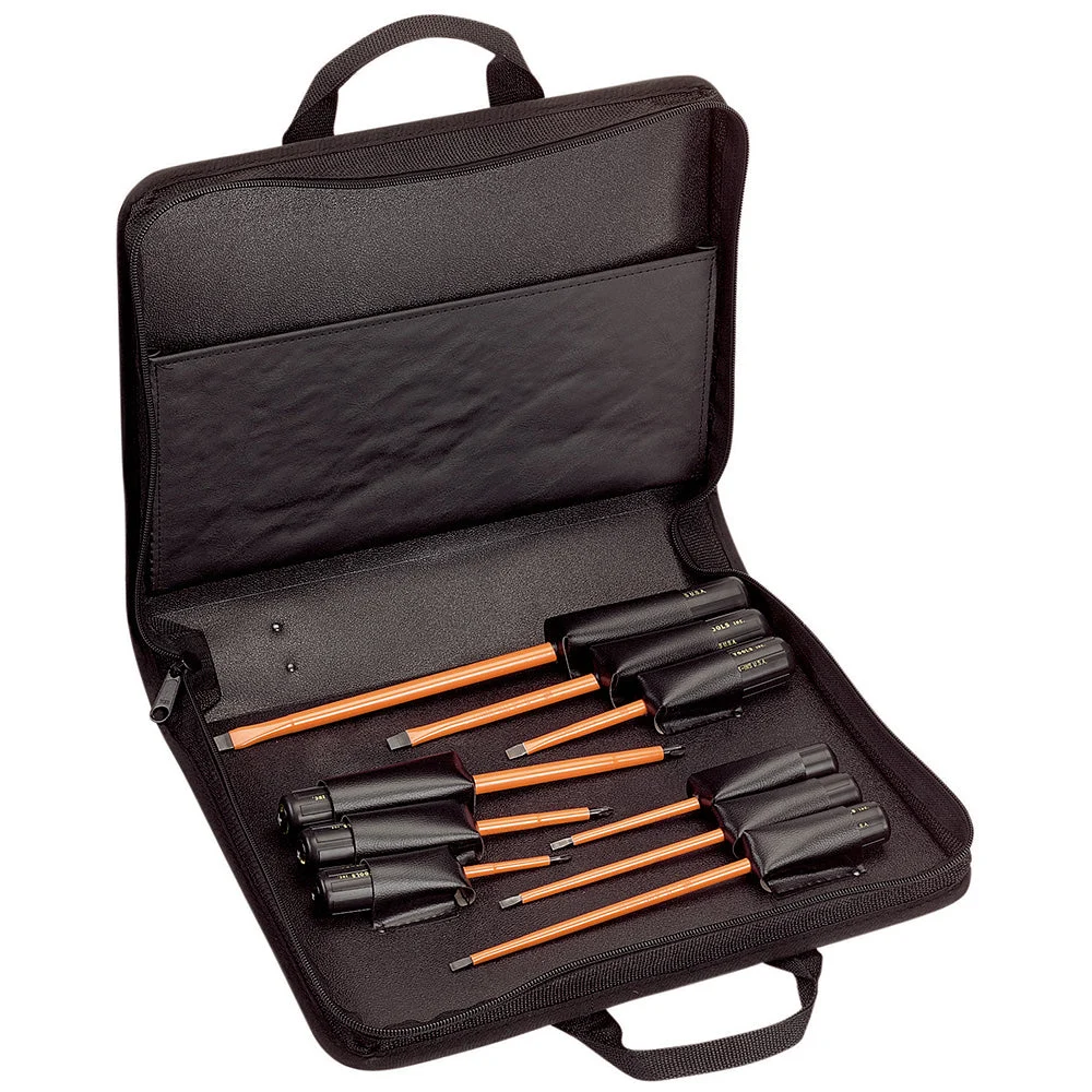 KLEIN TOOLS 9 PC. 1000V Insulated Slotted & Phillips Screwdriver Set