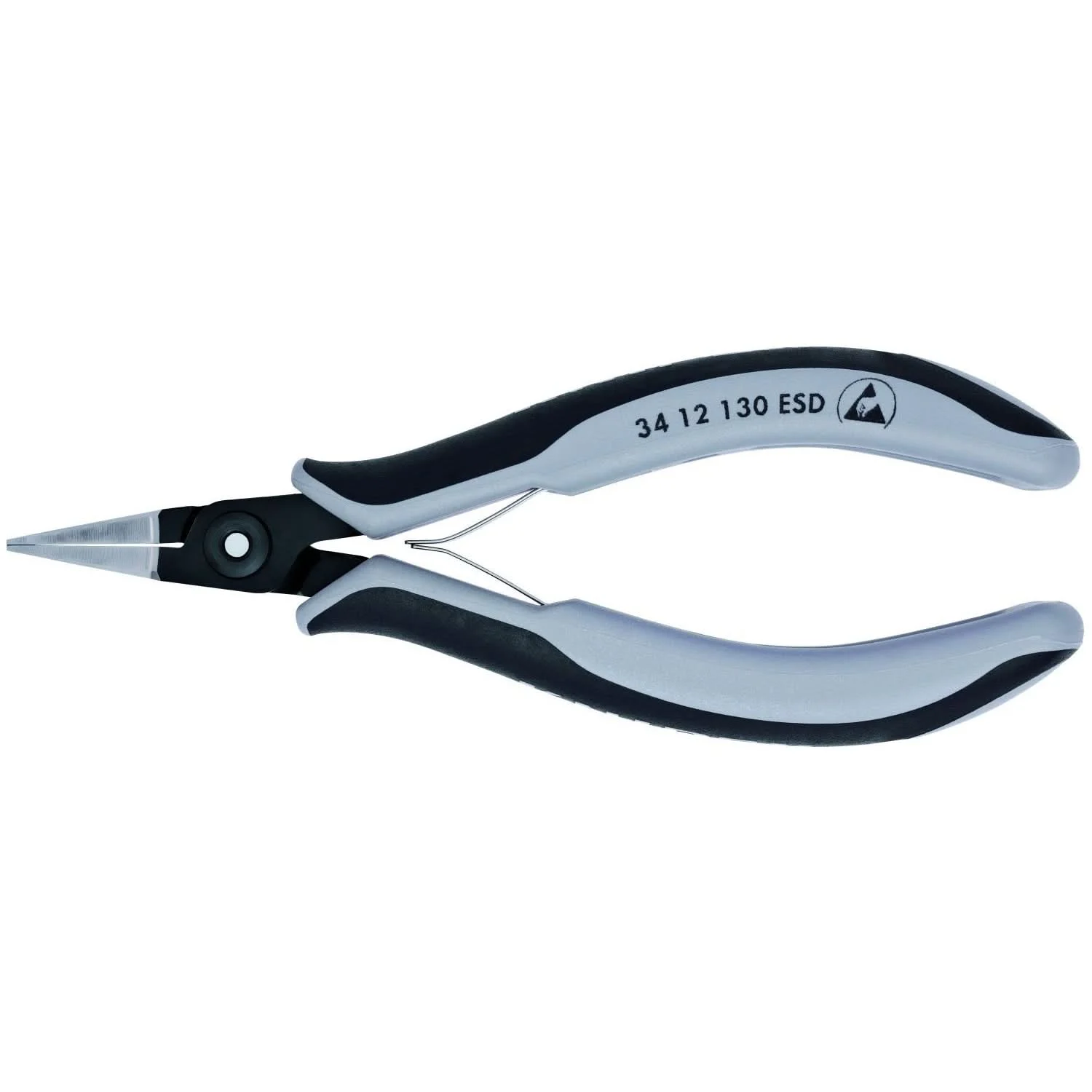 Knipex 34 12 130 ESD Electronics Pliers-Flat Tips, ESD Handles