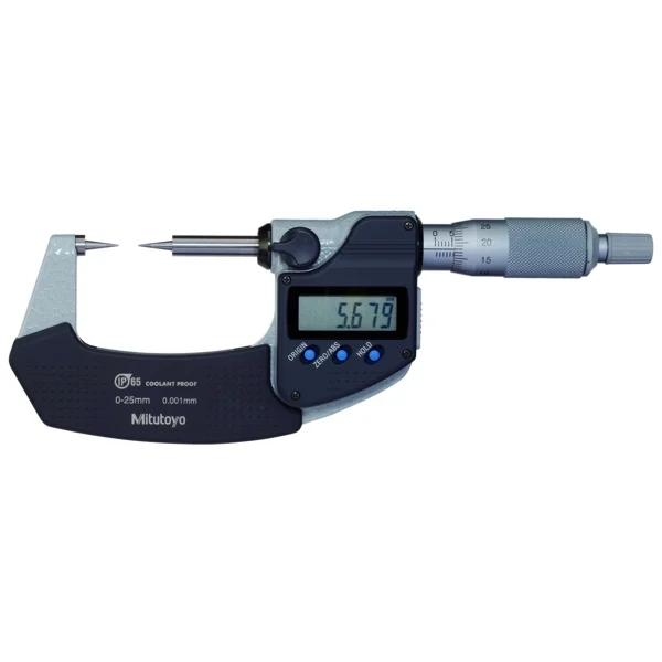 Mitutoyo 342-251-30 Point 0-25mm Micrometer with Tip