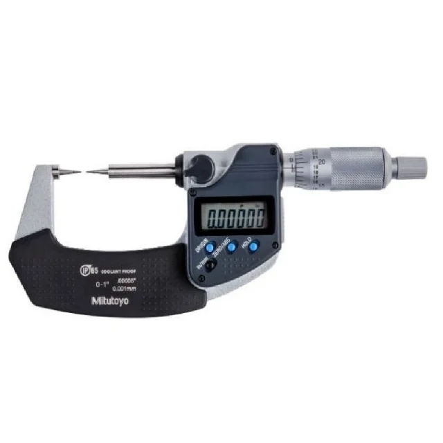 Mitutoyo 342-353-30 Point 2-3" Micrometer w/ 15 Degrees Tip