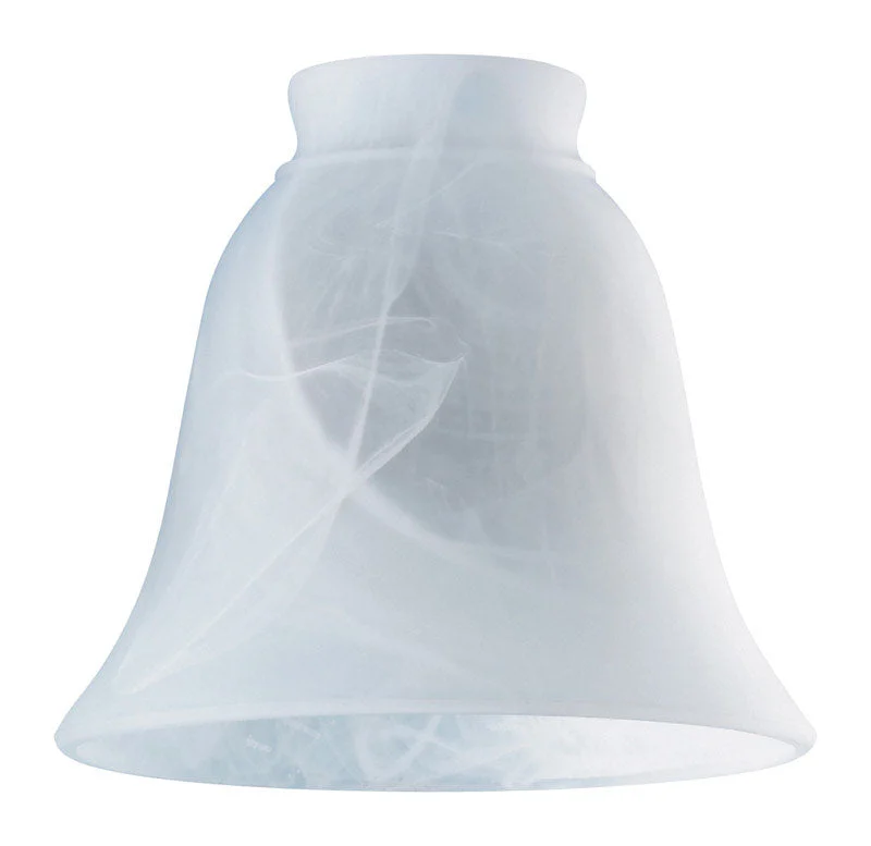 Westinghouse Bell White Glass Lamp Shade 1 pk, Pack of 6