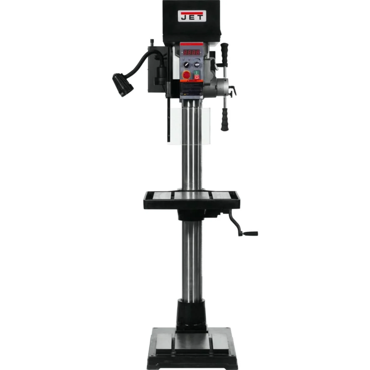 JET 354250 JDPE-20EVS-PDF 1-1/4-Inch Drilling Capacity, 2HP, 115V, 1Ph Electronic Variable Speed Drill with Power Downfeed