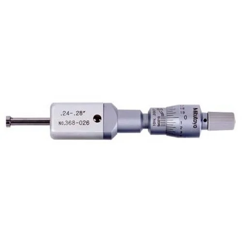Mitutoyo 368-026 Mechanical Two-Point Internal Micrometer, 0.24-0.28"