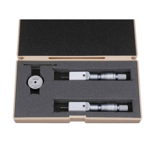 Mitutoyo 368-274 Holtest Mechanical 3-Point Internal Micrometer, 4-5"