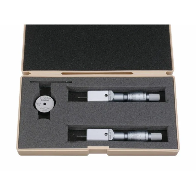 Mitutoyo 368-277 Mechanical Three-Point Internal Micrometers, 7-8"