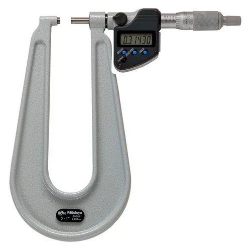 Mitutoyo 389-352-30 Sheet Metal Micrometer, 1-2 in / 25.4-50.8 mm