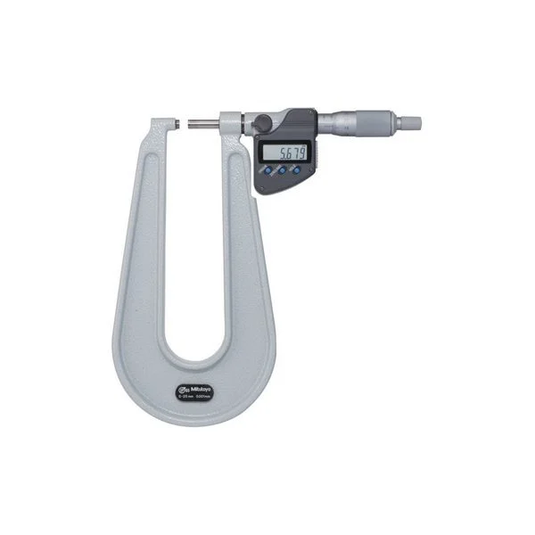 Mitutoyo 389-514 Electronic Sheet Metal Micrometer F/F, 0-25mm