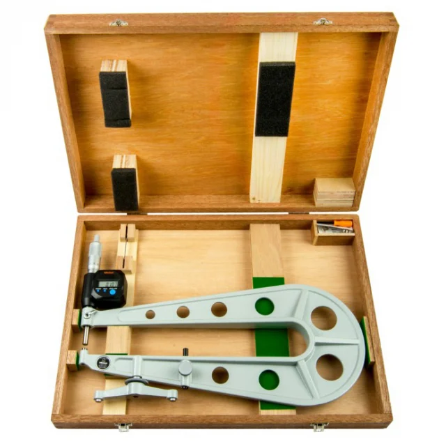 Mitutoyo 389-714 Digimatic Digital Sheet Metal Micrometer, 0-1"
