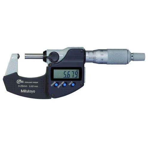 Mitutoyo 395-352-30 Spherical Face Micrometer, 1-2 in / 25.4-50.8 mm