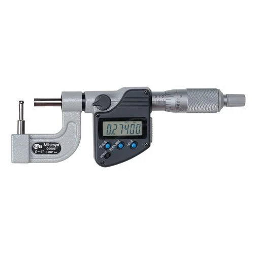 Mitutoyo 395-363-30 Tube Micrometer, Type C Tip, 0-1 in / 0-25.4 mm