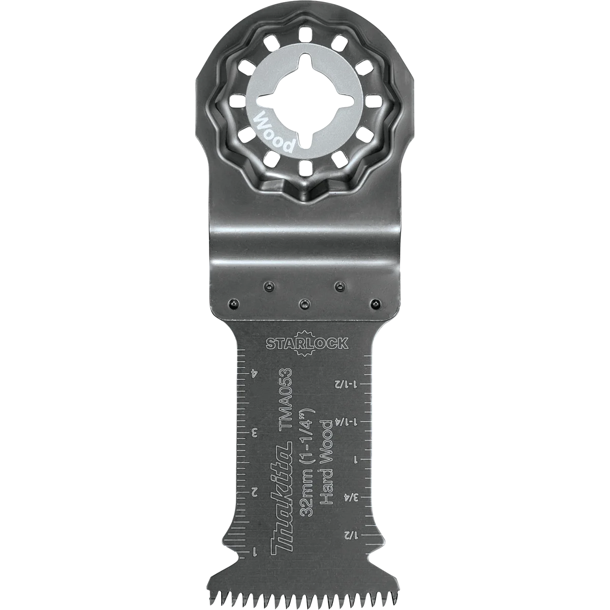 Starlock® Oscillating Multi‑Tool 1‑1/4" Bi‑Metal Curved Plunge Cut Blade with Japanese Tooth Design
