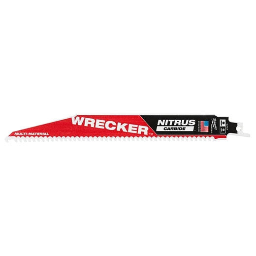 9" WRECKER™ with NITRUS™ Carbide SAWZALL® Blade for Multi-Material 5PK