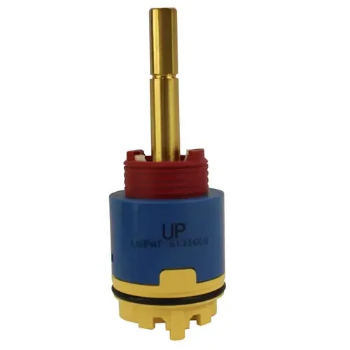 Danco Faucet Cartridge, Plastic, 1-9/16 in L, For: Aqua Source/Glacier Bay Single Handle, Tub/Shower Faucets