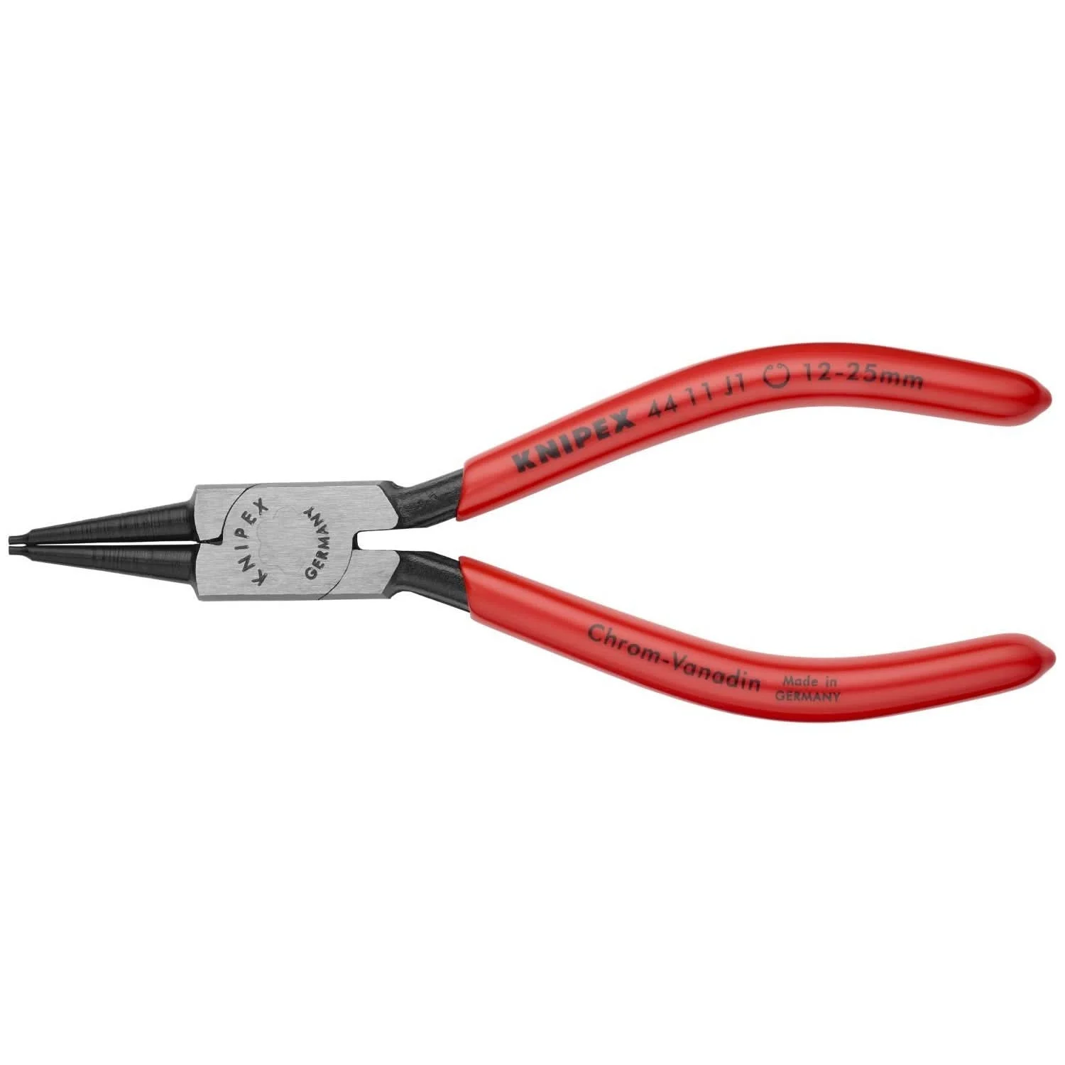Knipex 44 11 J1 Internal Snap Ring Pliers-Forged Tips