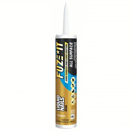 Fuze It 9 oz. Gray All Surface Construction Adhesive