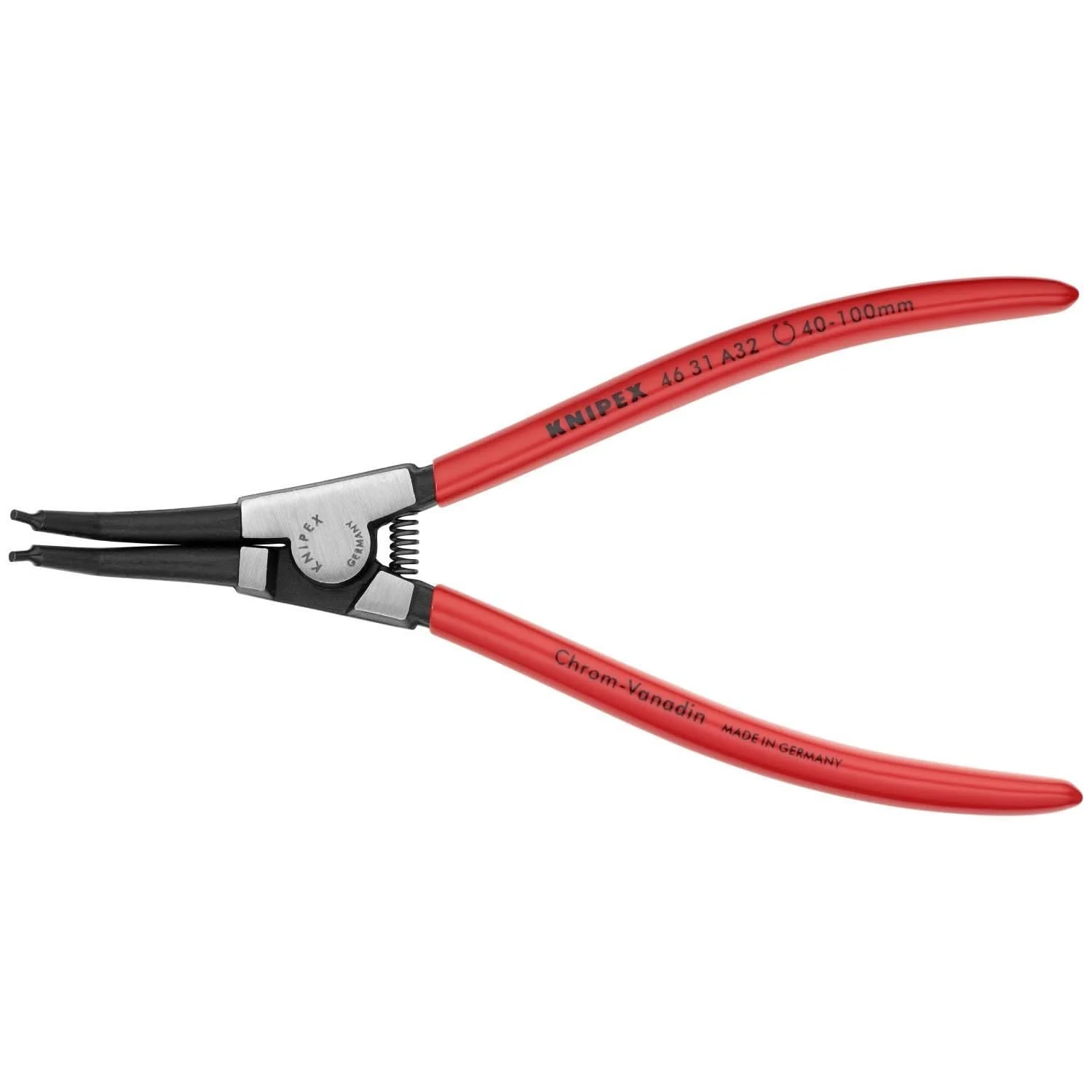 Knipex 46 31 A32 External 45° Angled Snap Ring Pliers-Forged Tips