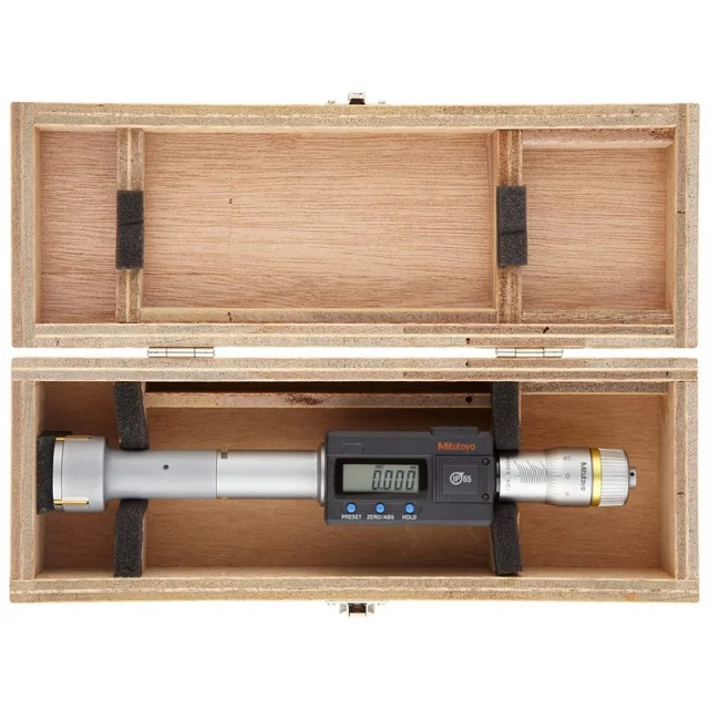 Mitutoyo 468-167 Digimatic Holtest Digital Micrometer, 25-30 mm