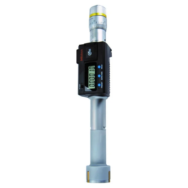 Mitutoyo 468-269 Digimatic Holtest Digital 3-Point Micrometer, 1.6-2"