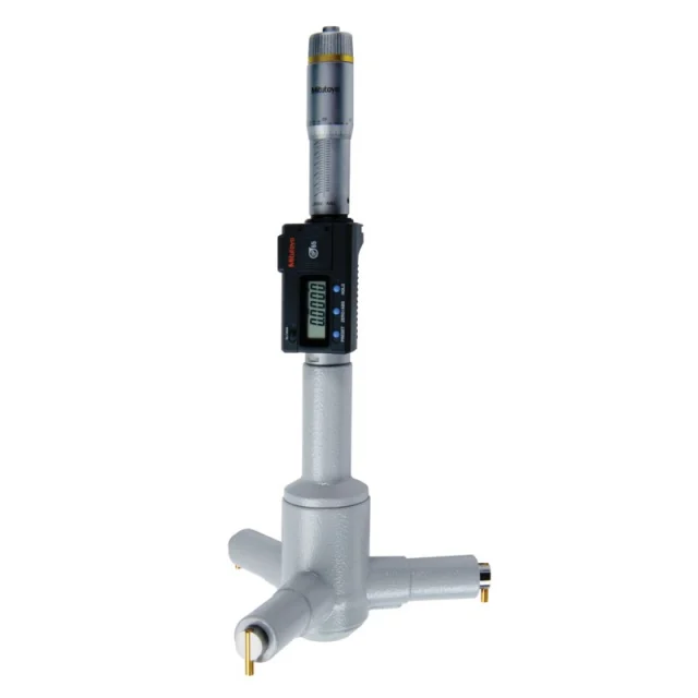 Mitutoyo 468-277 Digimatic Holtest Digital 3-Point Micrometer, 7-8"