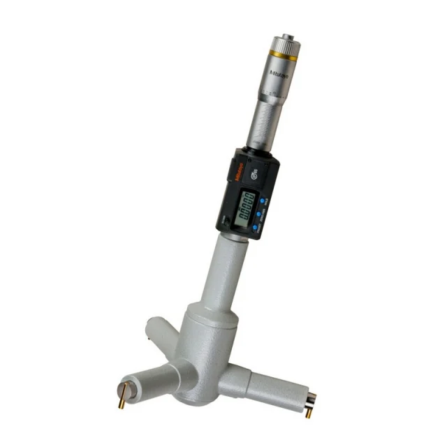 Mitutoyo 468-278 Digimatic Holtest Digital 3-Point Micrometer, 8-9"