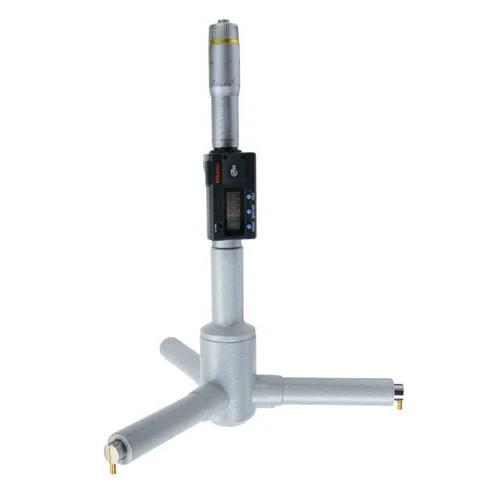 Mitutoyo 468-281 Digimatic Holtest Digital 3-Point Micrometer, 11-12"
