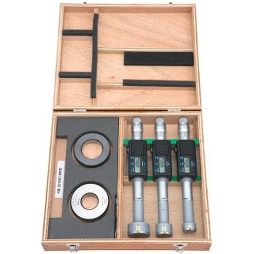 Mitutoyo 468-983 Digimatic Three-Point Internal, 3 Gage Set 25-50mm