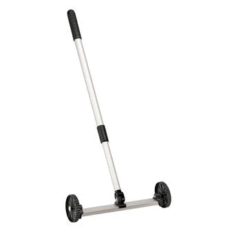 11.5 in. Black and Silver Adjustable Magnetic Clean Sweep