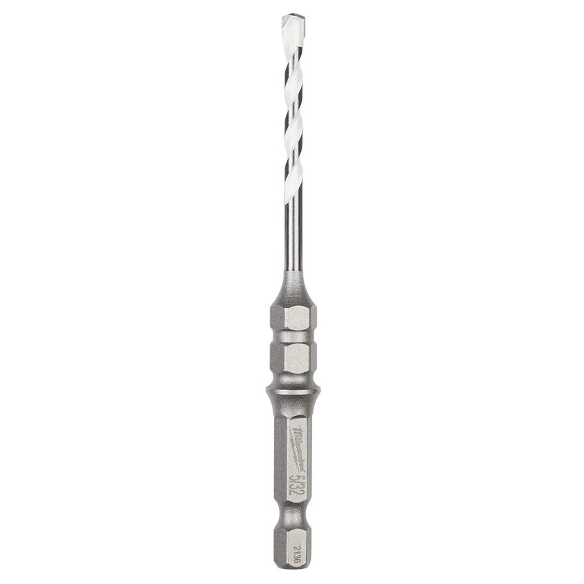 5/32" x 2" x 4" SHOCKWAVE Impact Duty™ Carbide Multi-Material Drill Bit for Concrete Screws