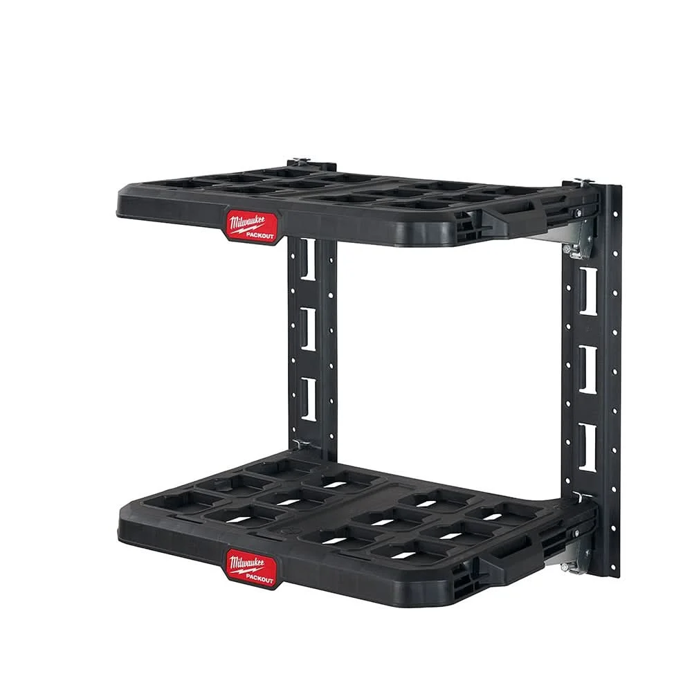 Milwaukee 48-22-8480 PACKOUT Racking Kit w/ 2 Shelves and E-Tracks