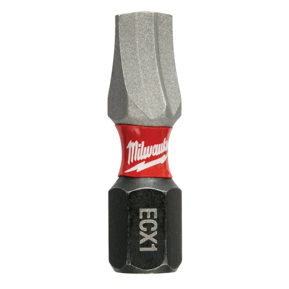Milwaukee 48-32-4141 Shockwave Impact ECX 1 Insert Bits, 25-Pack