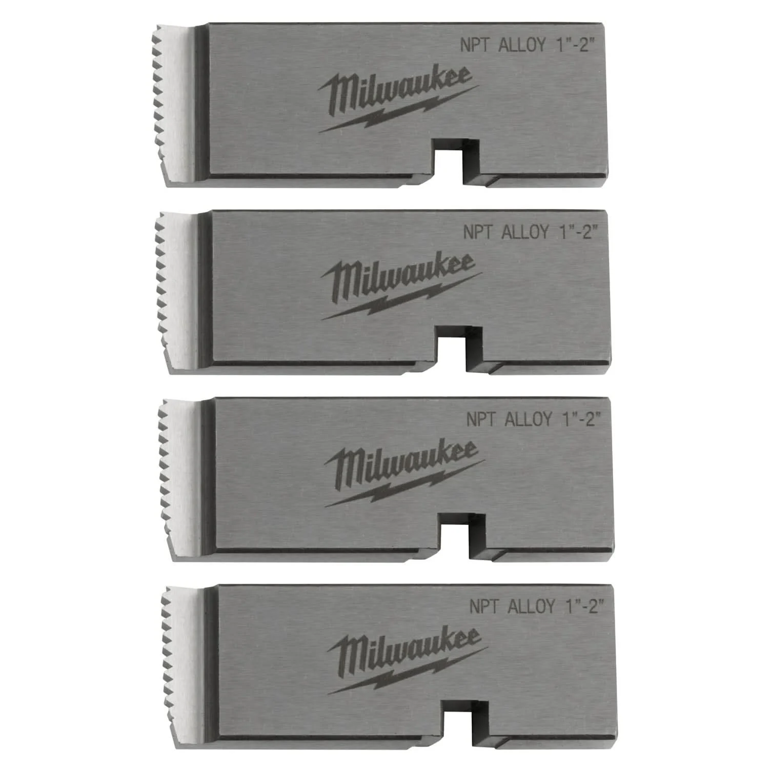 Milwaukee 48-36-1202 Milwaukee 1"-2" ALLOY NPT Universal Pipe Threading Dies
