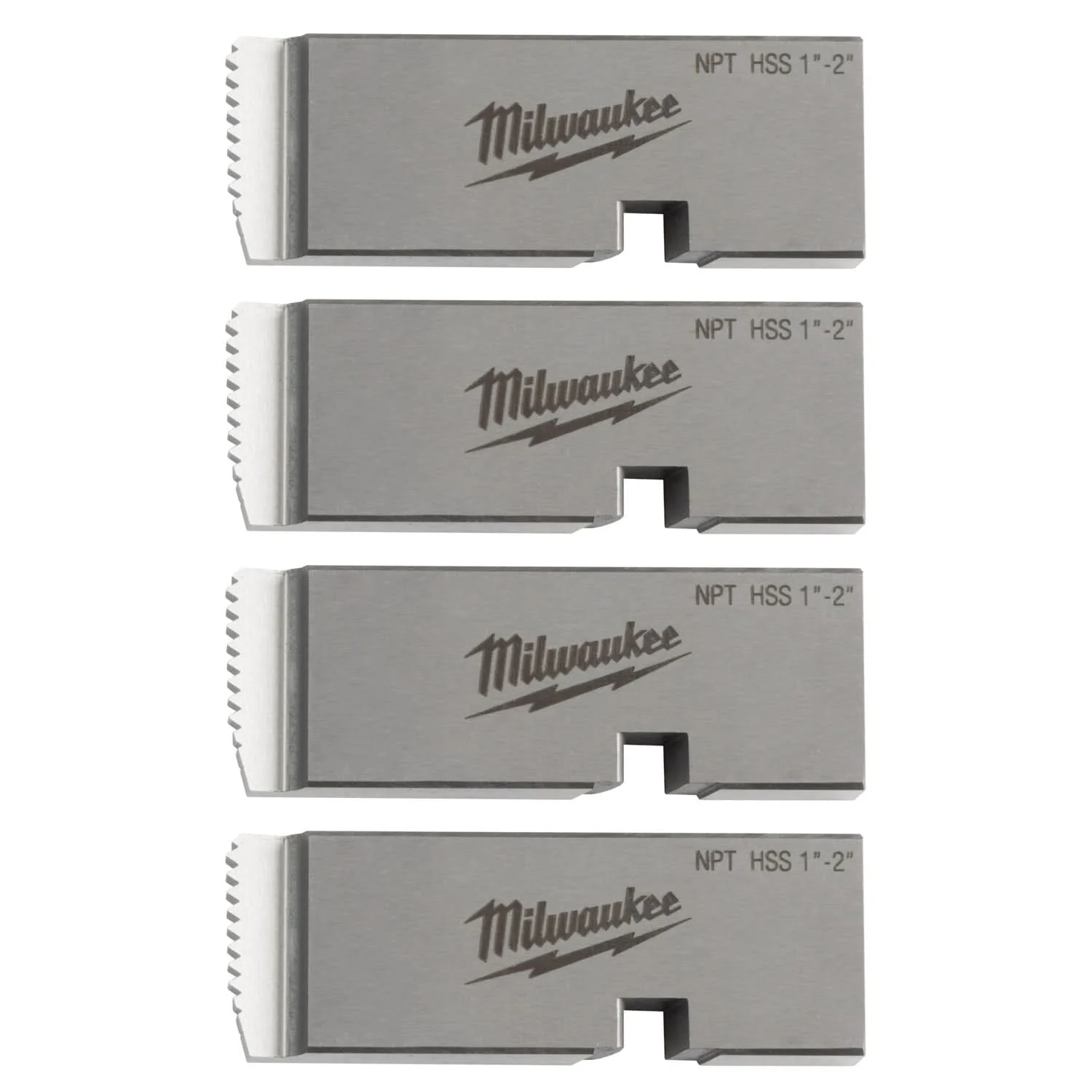 Milwaukee 48-36-1206 Milwaukee 1"-2" HIGH SPEED FOR STAINLESS NPT Universal Pipe Threading Dies