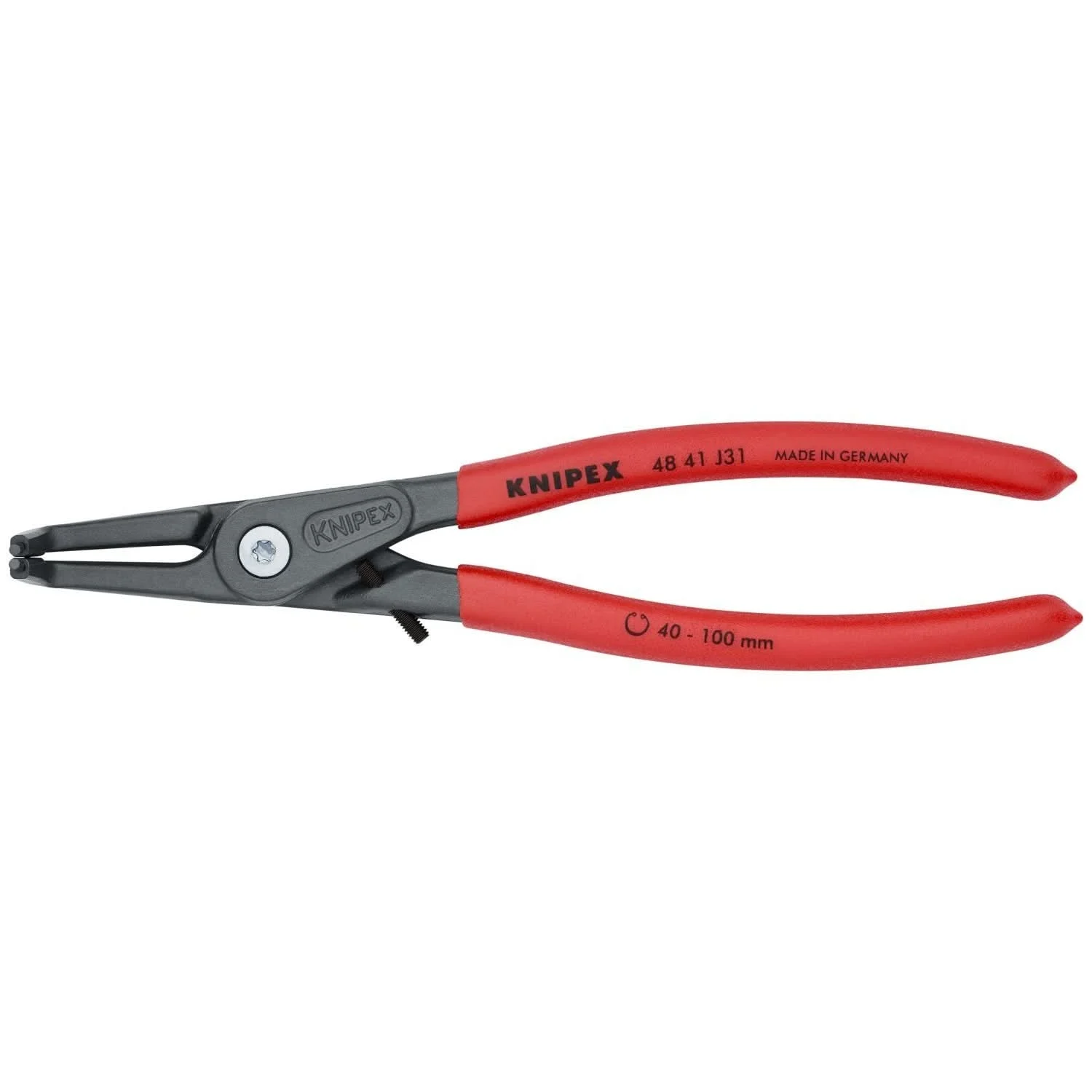 Knipex 48 41 J31 Internal 90° Angled Precision Snap Ring Pliers-Limiter