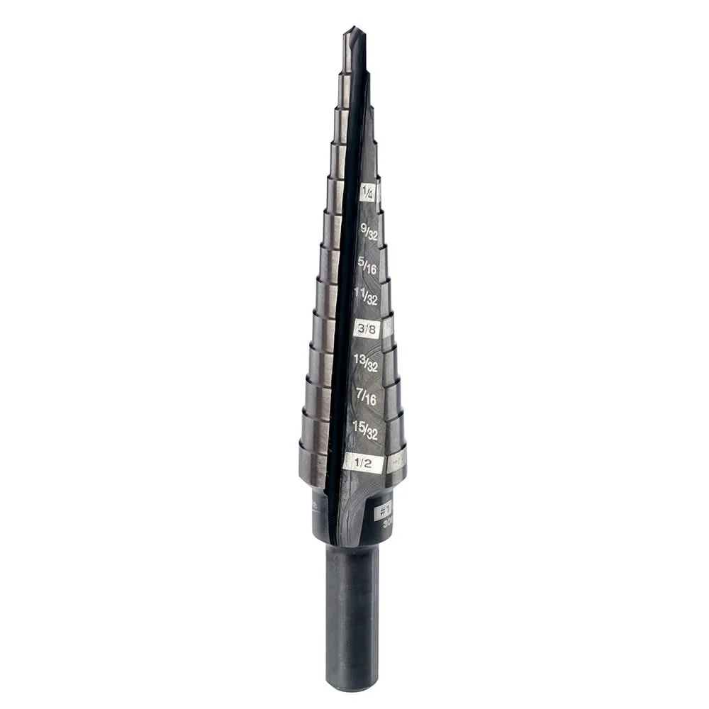 Milwaukee 48-89-9201 #1 Step Drill Bit, 1/8" - 1/2" by 1/32"