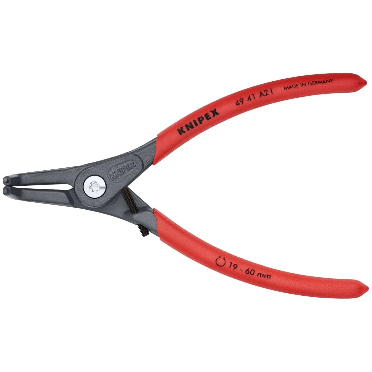 Knipex 49 41 A21 External 90° Angled Precision Snap Ring Pliers-Limiter
