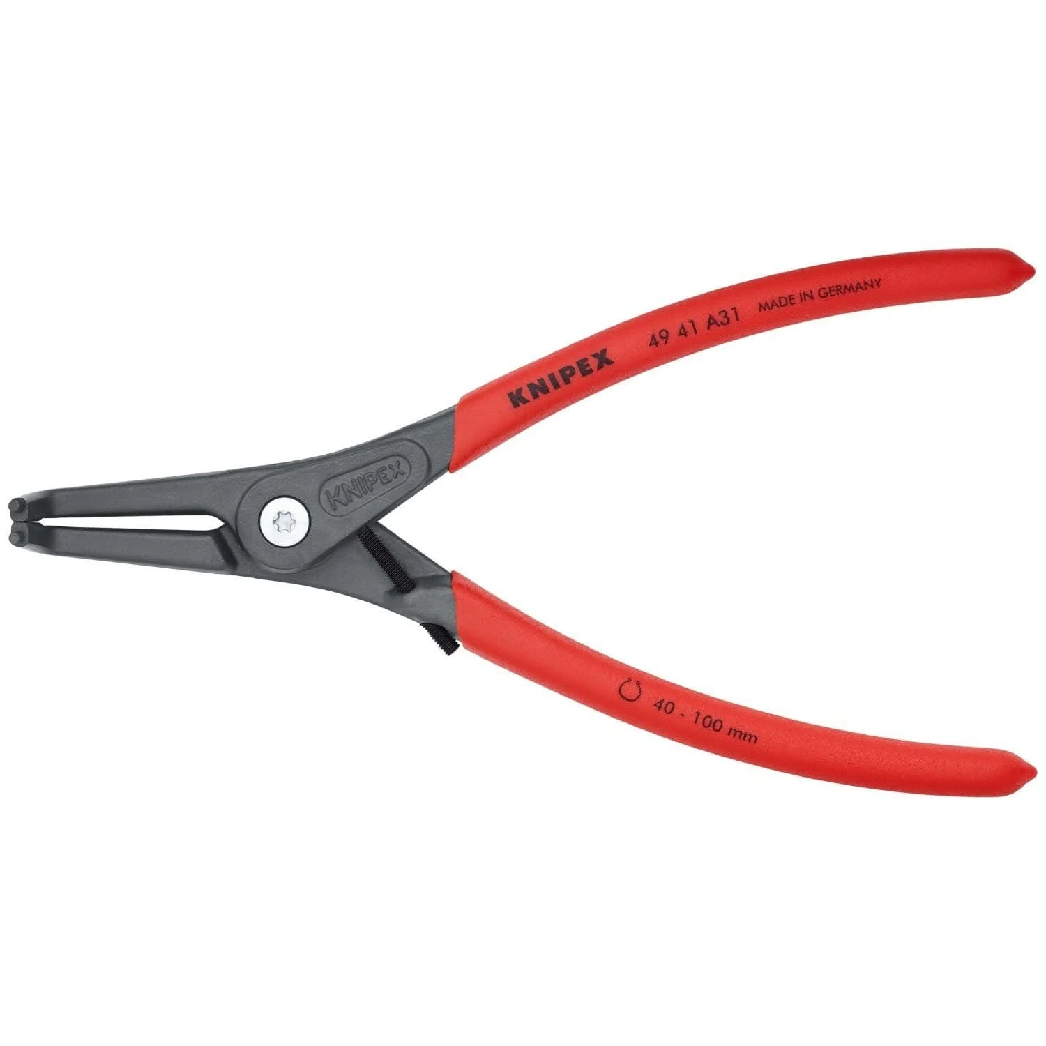 Knipex 49 41 A31 External 90° Angled Precision Snap Ring Pliers-Limiter