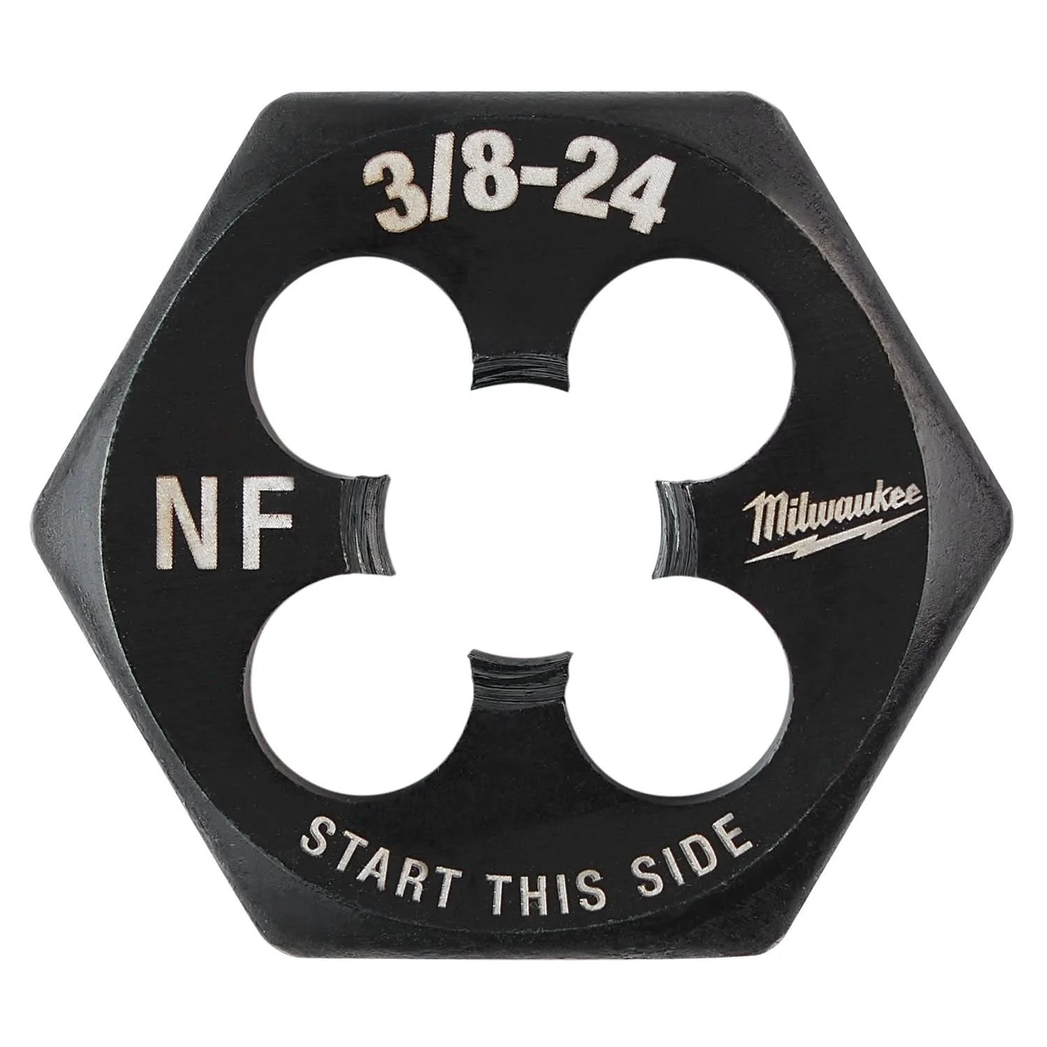 Milwaukee 49-57-5351 3/8"-24 NF 1-Inch Hex Threading Die