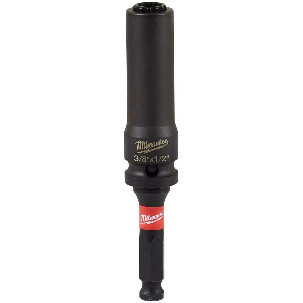 Milwaukee 49-66-5119 Shockwave Lineman's 12Pt 3/8-Inch& 1/2-Inch 2-In-1 Socket