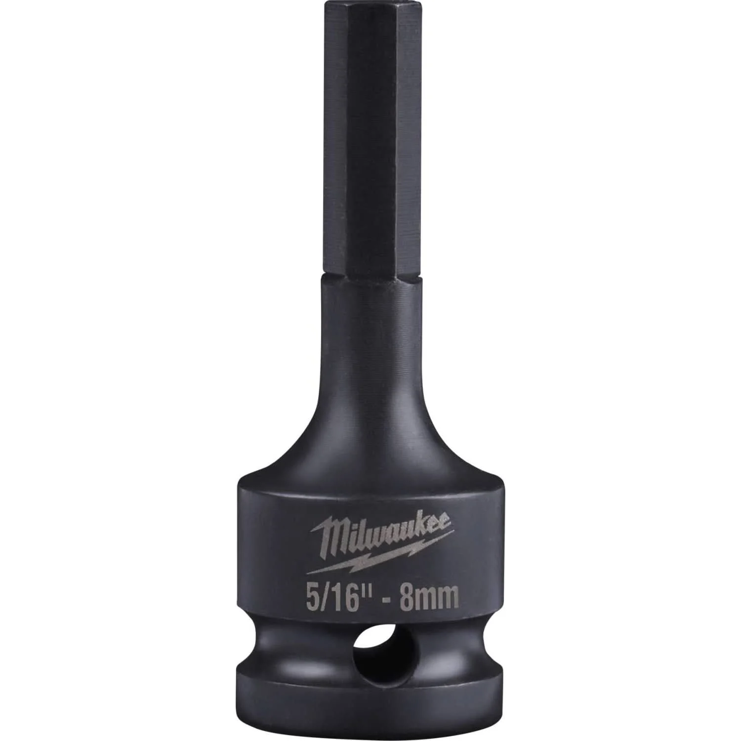 Milwaukee 49-66-5141 Shockwave Lineman's 1/2" Drive 5/16" - 8mm Hex Bit Socket