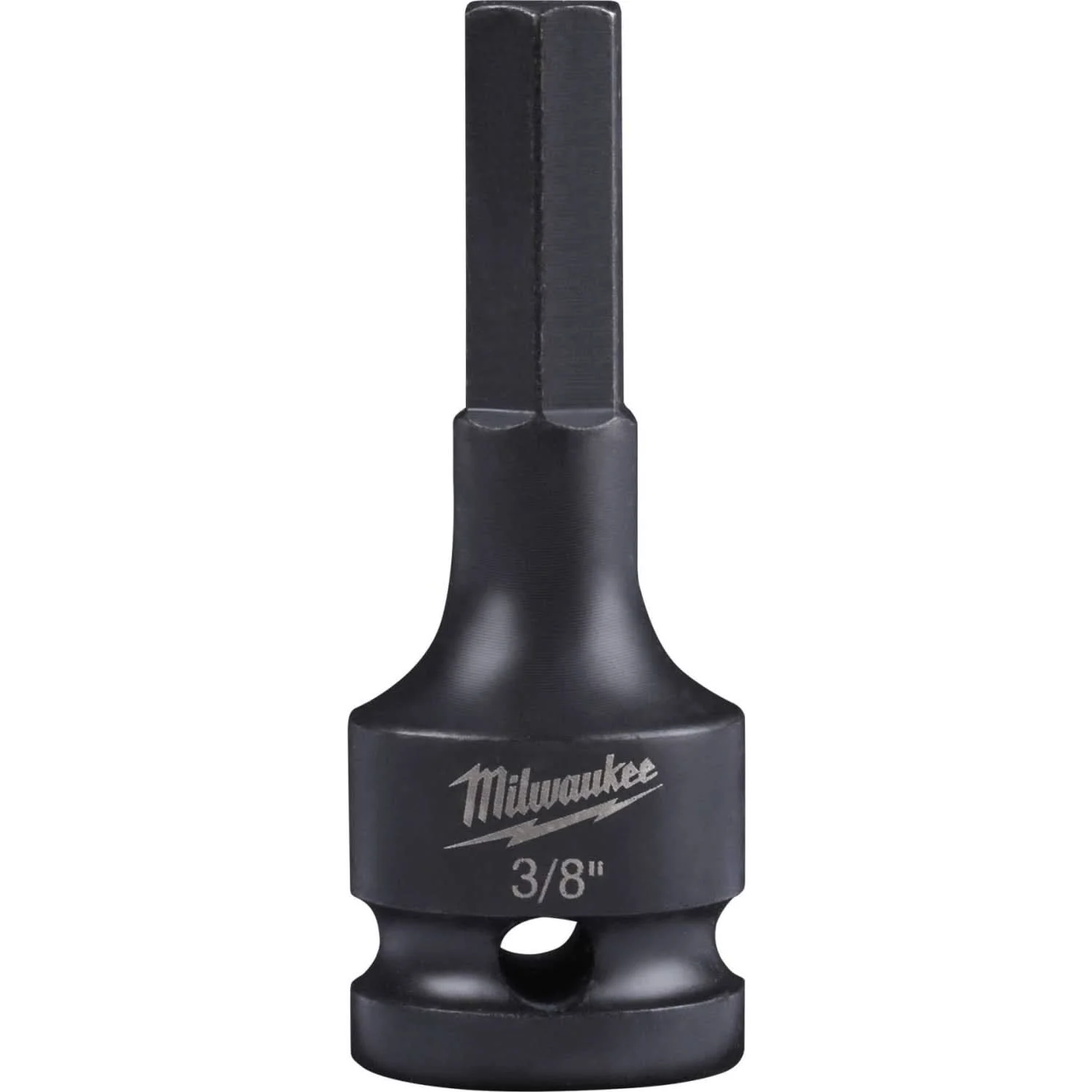 Milwaukee 49-66-5142 Shockwave Lineman's 1/2" Drive 3/8" Hex Bit Socket