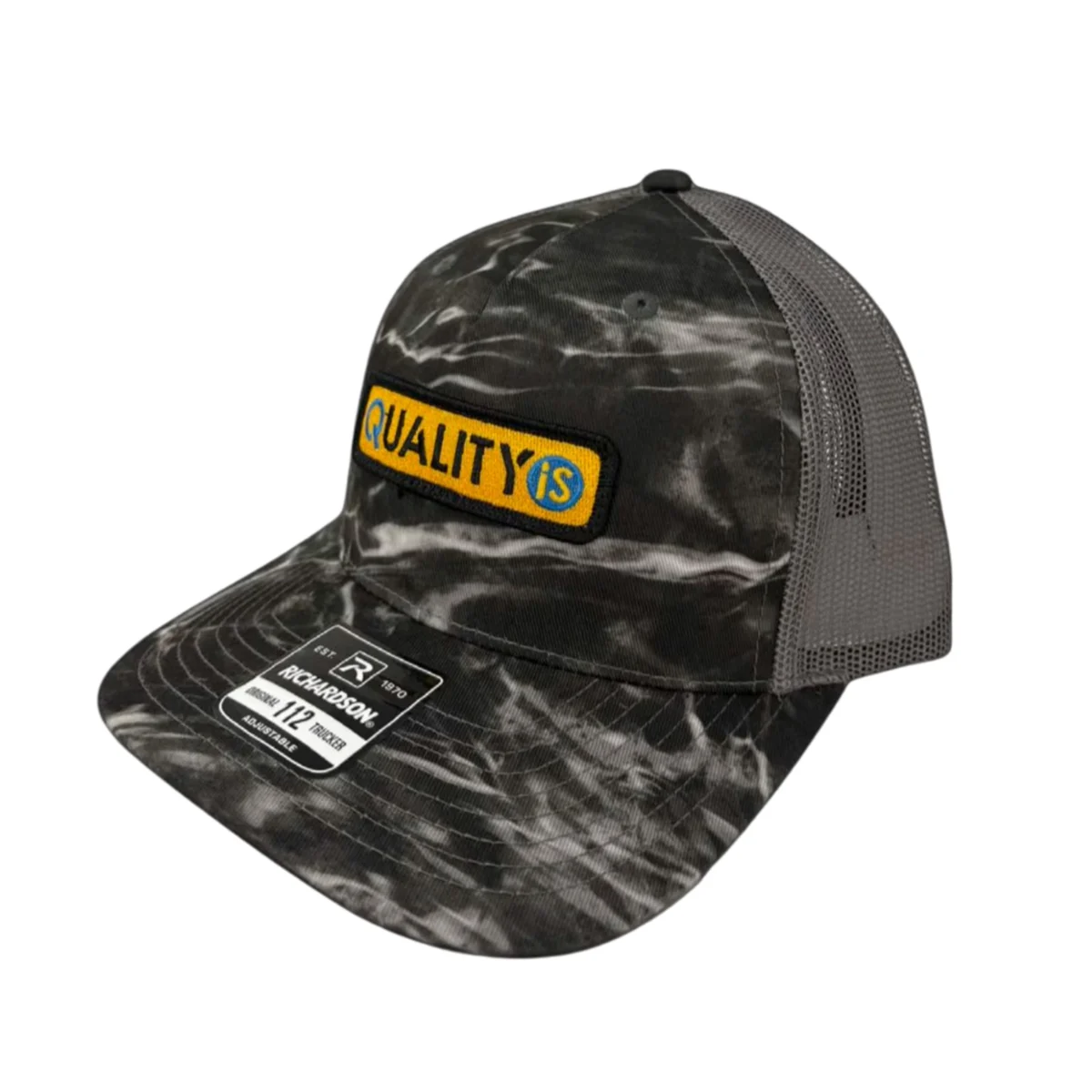 Quality IS Mossy Oak Elements Blacktip/Charcoal OSFM CAP
