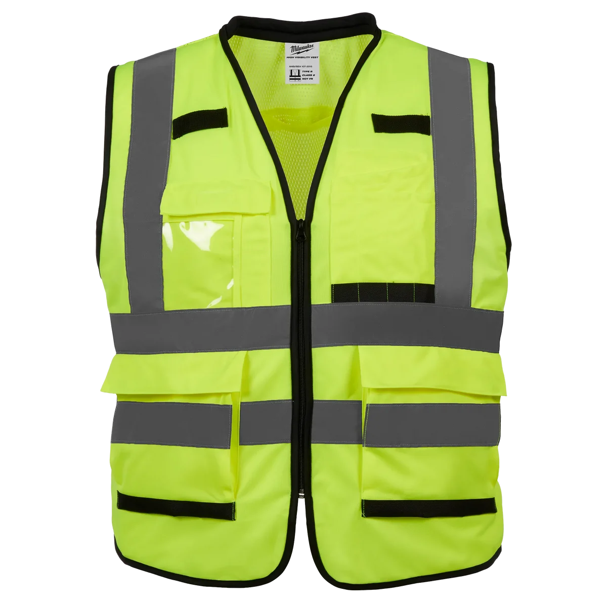 Class 2 High Visibility Yellow Performance Safety Vest - L/XL