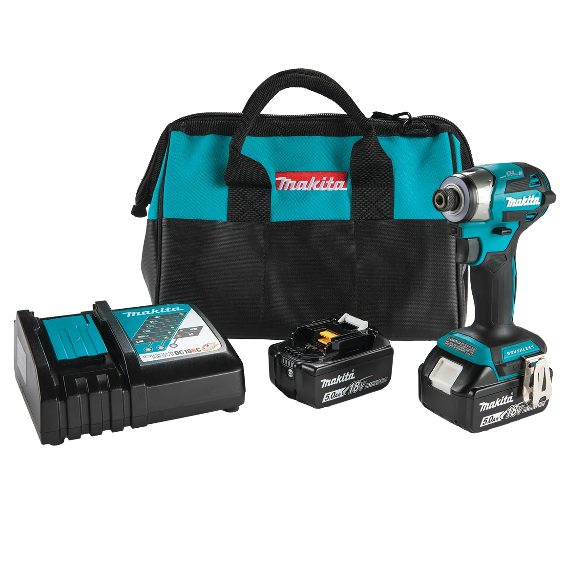 18V LXT® Lithium‑Ion Brushless Cordless Quick‑Shift Mode™ 4‑Speed Impact Driver Kit (5.0Ah)