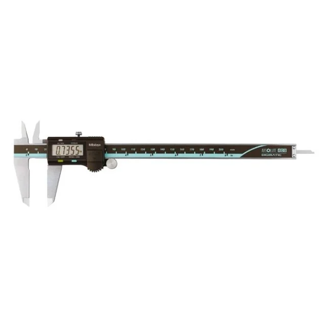 Mitutoyo 500-197-30CAL Absolute Calibrated Digimatic Caliper, 0-200mm/0-8"