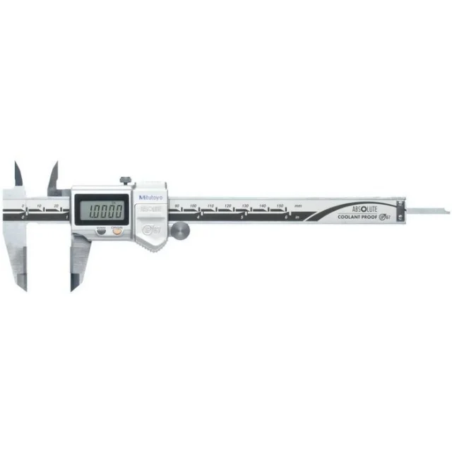 Mitutoyo 500-737-20CAL Absolute Dig Calibrated CP Caliper, 0-150mm/0-6"