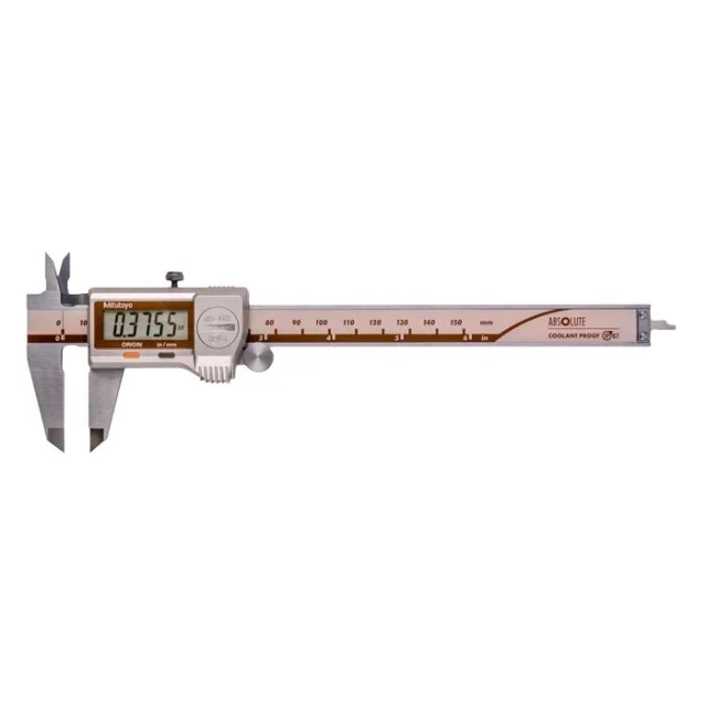 Mitutoyo 500-752-20CAL Absolute Dig Calibrated CP Caliper, 0-150mm/0-6"