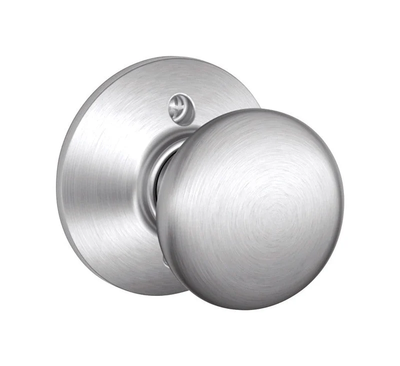 Schlage Plymouth Satin Chrome Dummy Knob