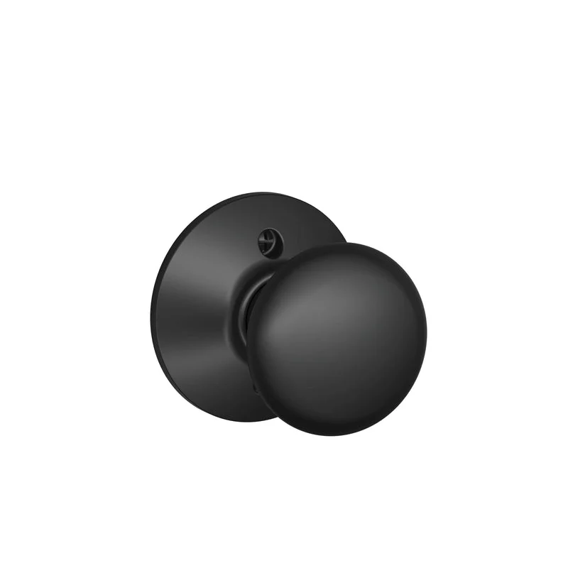 Schlage Plymouth Matte Black Dummy Knob