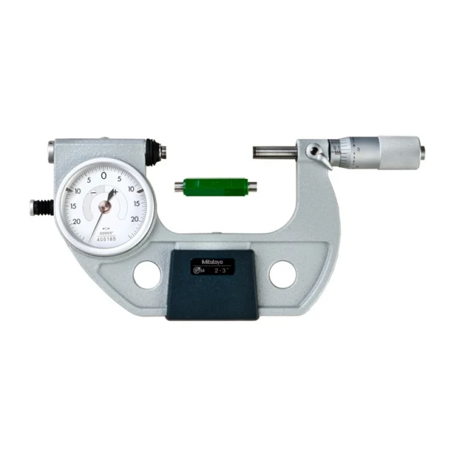 Mitutoyo 510-133 Indicating Micrometer with Button Left, 2-3"