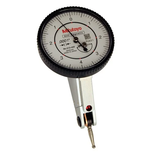 Mitutoyo 513-471-10E Dial Test Indicator, Basic, 12.8mm, Metric, Ruby